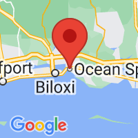 Map of Ocean Springs, MS US
